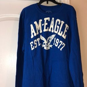 Long sleeve American eagle graphic T-shirt